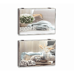 DKD Home Decor Tappi DKD Home Decor Home Contatore Legno MDF 2 Unità 46,5 x 6 x 31,5 cm
