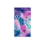 BIANCHERIAWEB Telo Mare Grande 100x180 Spugna Spiaggia Piscina Maui Ananas Violet D12