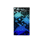BIANCHERIAWEB Telo Mare Jacquard Spugna Asciugamano Spiaggia Disegno Guizzo Blu