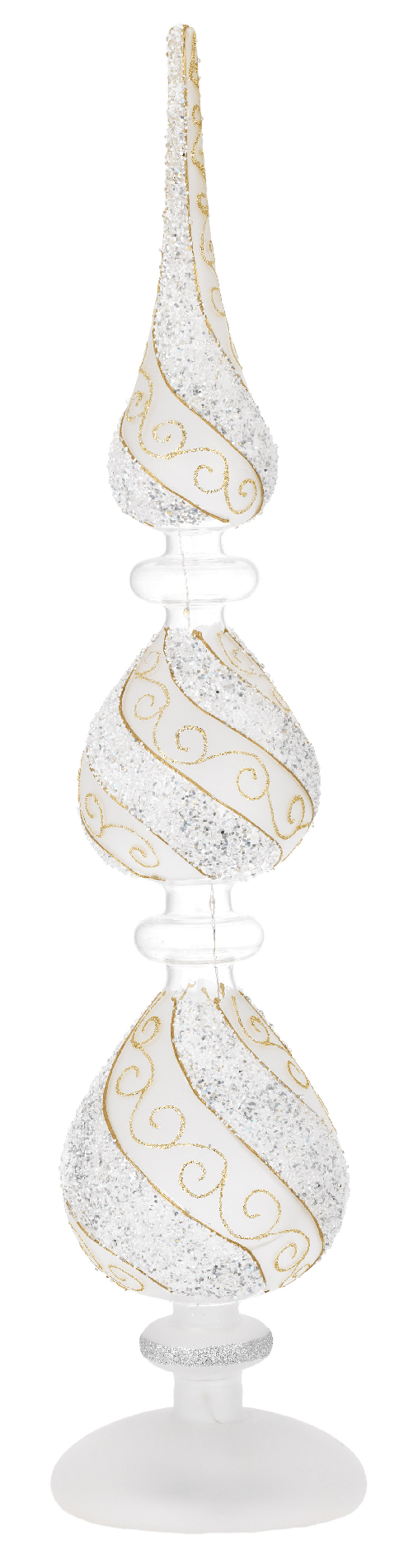 Bagutta PUNTALE ONDE GLITTERATE ORO H. 55