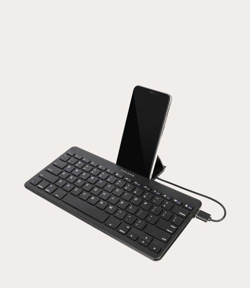 Tucano-MA-CKB-IT-BK-tastiera-per-dispositivo-mobile-Nero-USB-tipo-C-QWERTY-Italiano