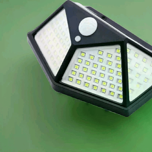 Leovin Lampada LED Solare da Esterno 114 LED IP65 Impermeabile con Sensore di Movimento