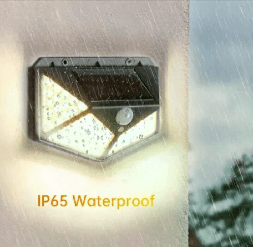 NO BREND Lampada Solare LED 20W - 114 LED, Sensore Movimento, IP65 Impermeabile, Esterno