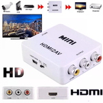 SARISTORE Adattatore Convertitore HDMI a RCA AV CVBS Audio Video PAL NTSC con USB