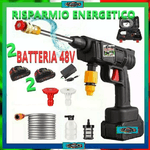 Saristore Idropulitrice a batteria 2 da 48V Auto moto Persiane climatizzatore terrazzo ecc