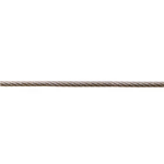 Masidef Fune metallica plastificata  5 - 6 mm. con nucleo in fibra tessile 60 mt.
