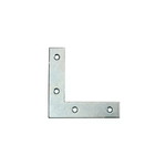 Masidef Angoli di rinforzo in acciaio zincato bianco 50 x 50 mm. 4 pz.