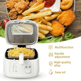 SHOPPING IN RETE FRIGGITRICE ELETTRICA 1 LITRI 800W CESTELLO ACCIAIO REGOLAZIONE TEMPERATURA