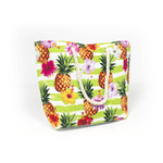 BIANCHERIAWEB Borsa Mare Borsone Grande Spiaggia Piscina Linea Tropik Disegno Ananas