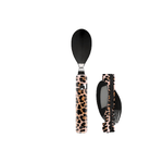 Generica Akinod MULTIFUNCTION CUTLERY 13H25 BLACK MIRROR Leopard