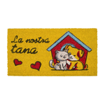 BIANCHERIAWEB Zerbino Entrata Ingresso Casa Esterno Antiscivolo In Cocco Funny Tana