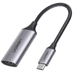 Ugreen 70444 cavo e adattatore video HDMI tipo A (Standard) USB tipo-C Alluminio, Nero