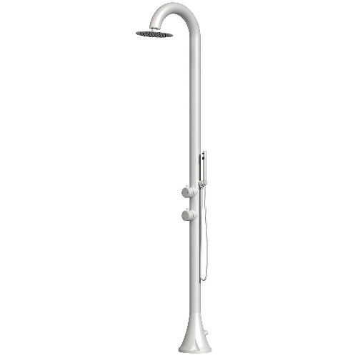 Sined Doccia Inox Luna d Bianca Doccia Luna In Acciaio Inox 316l Con Doccino Flessibile Bianca