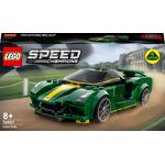 LEGO Speed Champions 76907 Lotus Evija, Macchina Giocattolo Da Corsa, Modello Replica Auto Sportiva, Set da Collezione