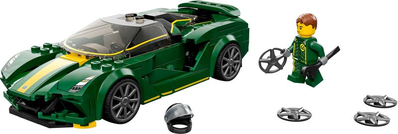 LEGO-Speed-Champions-76907-Lotus-Evija-Macchina-Giocattolo-Da-Corsa-Modello-Replica-Auto-Sportiva-Set-da-Collezione