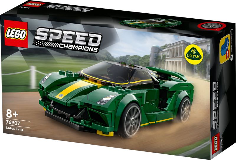 LEGO-Speed-Champions-76907-Lotus-Evija-Macchina-Giocattolo-Da-Corsa-Modello-Replica-Auto-Sportiva-Set-da-Collezione