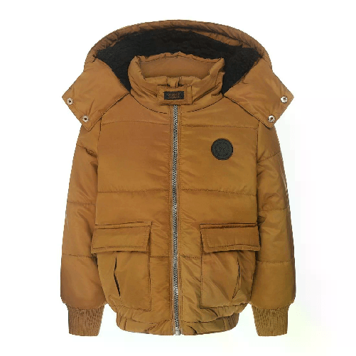 Koko Noko Giacca con cappuccio bambino Koko Noko idrorepellente cammello