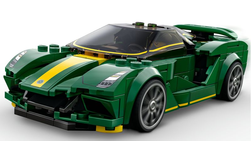 LEGO-Speed-Champions-76907-Lotus-Evija-Macchina-Giocattolo-Da-Corsa-Modello-Replica-Auto-Sportiva-Set-da-Collezione