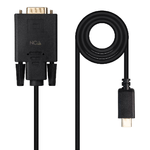 Nanocable 10.15.5202 cavo e adattatore video 18 m USB tipo-C VGA (D-Sub) Nero