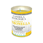 Officine candle Set 30 Pezzi Candela Ecologica Al Profumo Di Citronella Anti Zanzare 8x6cm