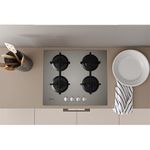 Indesit-ING-61T-TD-piano-cottura-Marrone-Da-incasso-59-cm-Gas-4-Fornello-i-