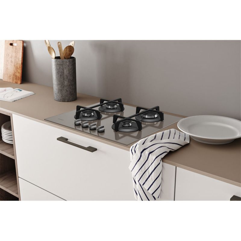 Indesit-ING-61T-TD-piano-cottura-Marrone-Da-incasso-59-cm-Gas-4-Fornello-i-