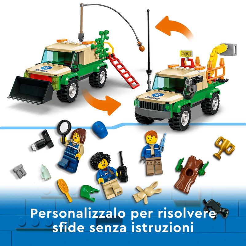 LEGO-City-60353-Missioni-di-Salvataggio-Animale-Set-di-Costruzioni-con-Avventura-Digitale-Interattiva-Camion-Giocattolo