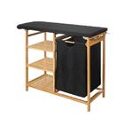 Kipit Asse da Stiro Kipit 1443FL BAMBOO Nero Stoffa Bambù