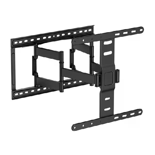 Cromad Soporte de Pared con Doble Brazo Articulado para TV de 37-75 - Giratorio Inclinable y Extensible