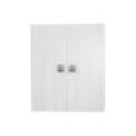 Tezeta Pensile bagno Blanca 2 ante 60x17x70h bianco larice
