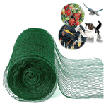 TrAdE Shop Traesio  Rete Anti Animali Maglia Polietilene 1.5x10mt Verde Scuro Protezione Piante Orto 134617 -