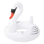 TrAdE Shop Traesio  Salvagente Gonfiabile A Forma Di Cigno Bianco Galleggiante Mare 104x104x96cm 016149 -