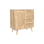 DKD Home Decor  Credenza DKD Home Decor Naturale Metallo Legno d'albero della gomma 73,5 x 35 x 78 cm