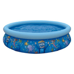 BricoShop24 Piscina Autoportante Tonda Blu Marino 200 cm h47 cm