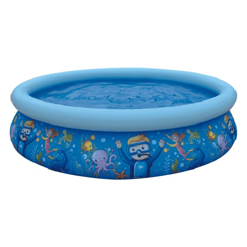 BricoShop24 Piscina Autoportante Tonda Blu Marino 200 cm h47 cm