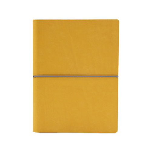 IN TEMPO Taccuino Evo Ciak - 15 x 21 cm - fogli a righe - copertina giallo - In Tempo