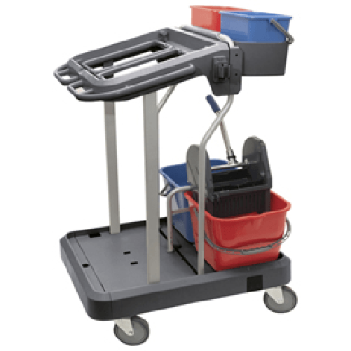 TAXON Carrello per le pulizie Uni-J 4.1 - multifunzione - 12 L - 75 x 60 x 118 cm - Taxon