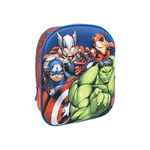 AGEDIS S.R.L.  Disney Zaino Avengers 30 cm disegno 3D con bretelle regolabili e maniglia centrale 84099