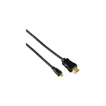 Hama HDMI 0.5m cavo HDMI 0,5 m HDMI tipo A (Standard) HDMI tipo D (Micro) Nero