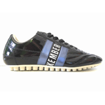 BIKKEMBERGS SCARPE SNEAKERS UOMO BIKKEMBERGS BKE101050 SOCCER PELLE NERO BLU AI NEW