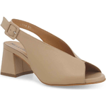 MELLUSO SCARPE SANDALI TACCO DONNA MELLUSO MELISSA N622W PELLE BEIGE ORIGINALE PE 2024