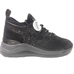 HOGAN SCARPE SNEAKERS DONNA HOGAN REBEL R296 HXW2960W300ERQB999 ERQ NERO AI ORIGINALE