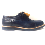 EXTON SCARPE CASUAL UOMO EXTON 9196 BLU PELLE VIBRAM MARINE PE ORIGINALE