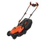 Black & Decker BEMW451BH-QS tagliaerba Tagliaerba a spinta AC Nero, Arancione