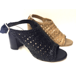 MELLUSO SCARPE DECOLTE' CERIMONIA DONNA MELLUSO ORIGINALE M138 PELLE CUOIO TACCO NEW