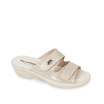 VALLEVERDE SCARPE CIABATTE SANDALI DONNA VALLEVERDE 25312B ECO PELLE ORO ORIGINALE PE 2024