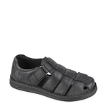 VALLEVERDE SCARPE SANDALO SANDALI UOMO VALLEVERDE 36936 PELLE NERO ORIGINALE PE 2024