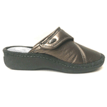 LINA SCARPE CIABATTE CIABATTA PANTOFOLE DONNA LINA ORIGINALE 84675 PELLE PIOMBO AI