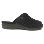 LINA SCARPE CIABATTE CIABATTA PANTOFOLE DONNA LINA ORIGINALE 85067 ECO PELLE NERO