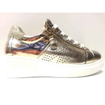 MELLUSO SCARPE SNEAKERS CASUAL ZEPPA DONNA MELLUSO MS599 PELLE ORO ORIGINAL PE NEW